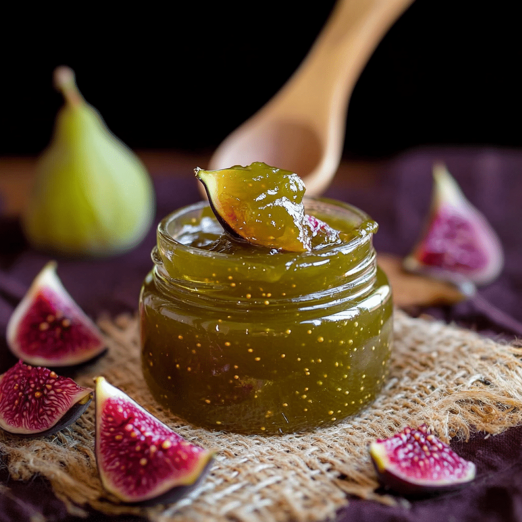 Unripe fig jam