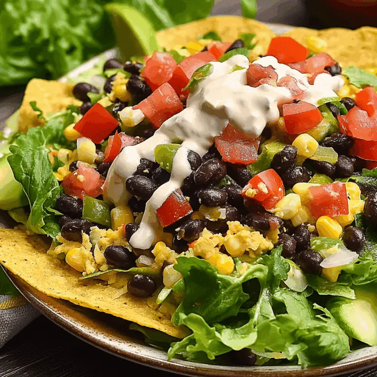 Vegan Taco Salad Recipe With Black Beans