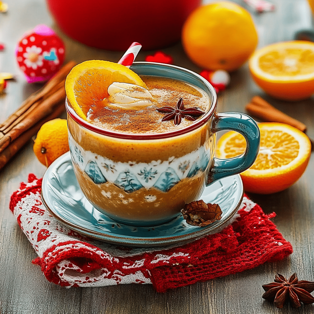 Warm Cinnamon Orange Delight Mocktail