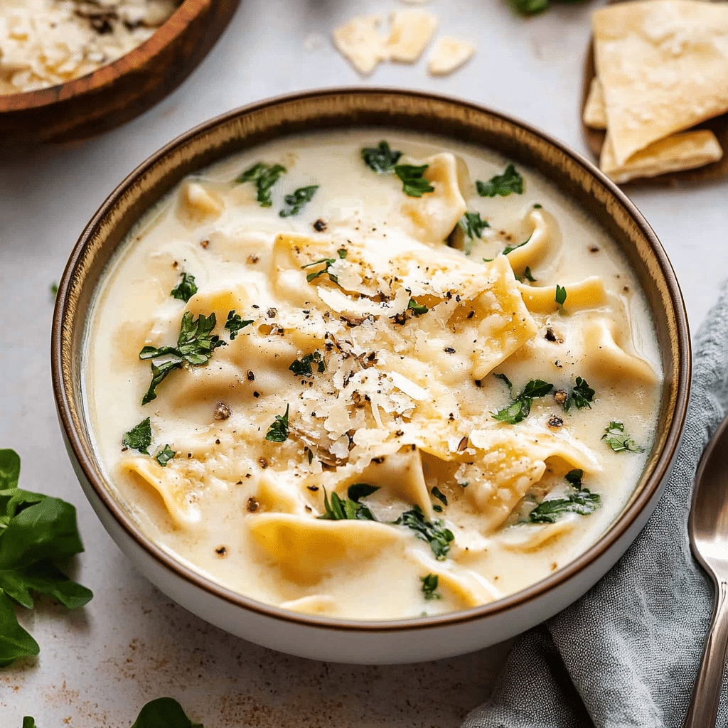 White Lasagna Soup