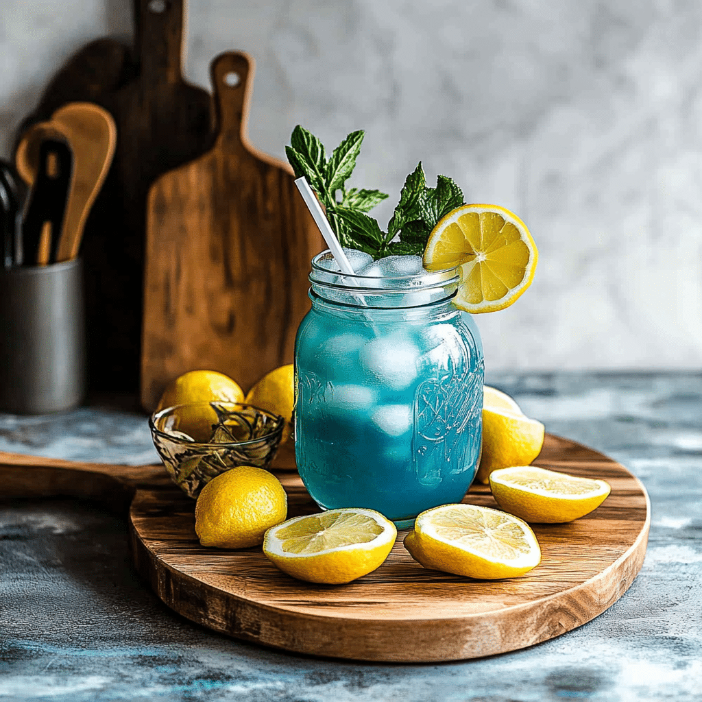 Refreshing Blue Raspberry Lemonade for Summer Parties
