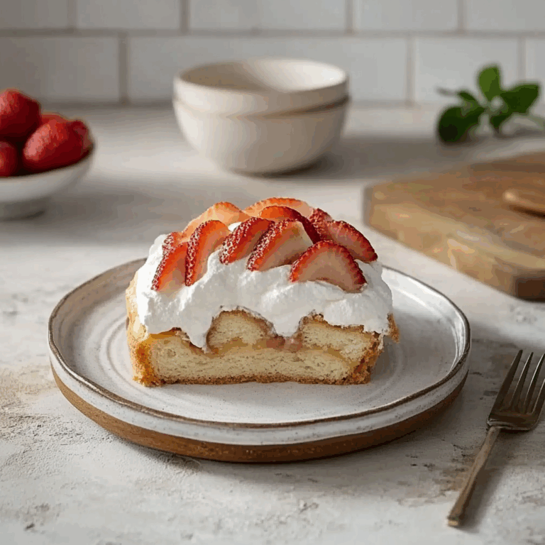 Strawberry Banana Graham Pudding