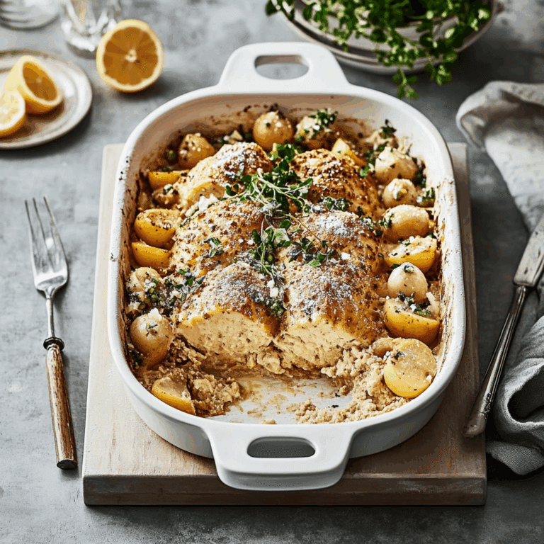 Cod and Potatoes in Rosemary Cream