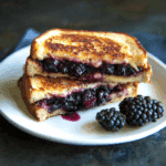 Blackberry Brie Grilled Cheese