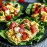 BLT Egg Salad Lettuce Wraps