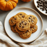 Pumpkin And Chocolate Chip Cookies