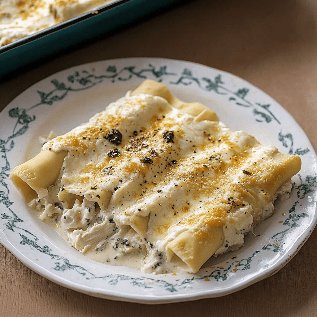 Manicotti Alfredo