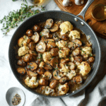 Garlic Mushrooms Cauliflower