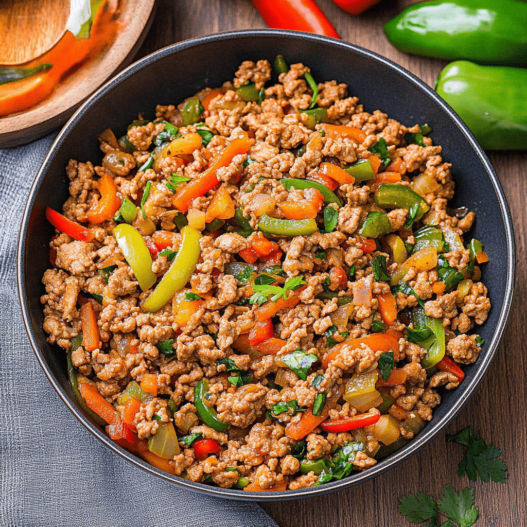 Ground Turkey Stir Fry