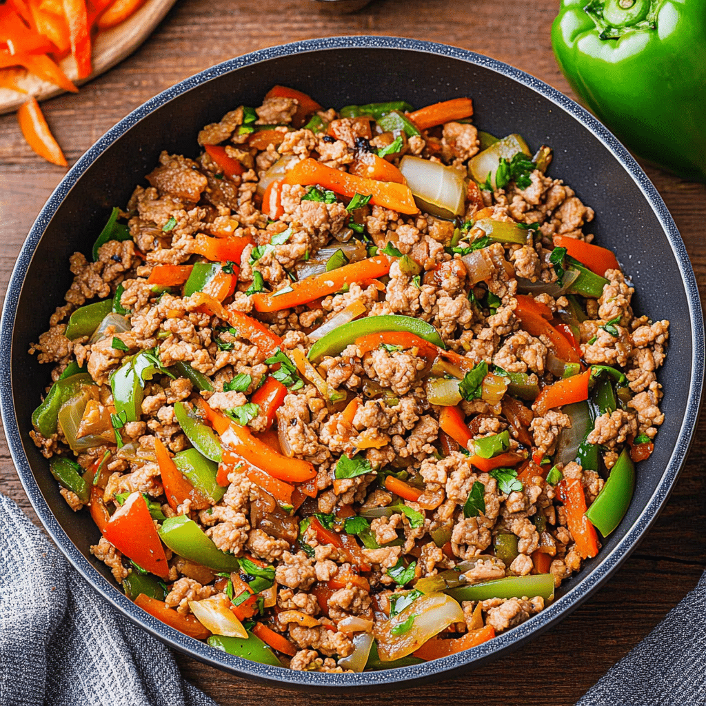 Ground Turkey Stir Fry