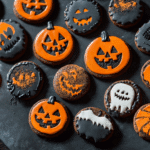 Black Cocoa Halloween Cookies