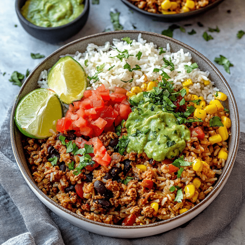 Flavor-Packed Healthy Taco Rice Bowl Recipe for Every Family Dinner