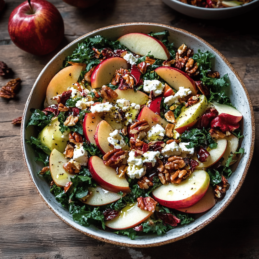Autumn Harvest Honeycrisp Apple and Feta Salad