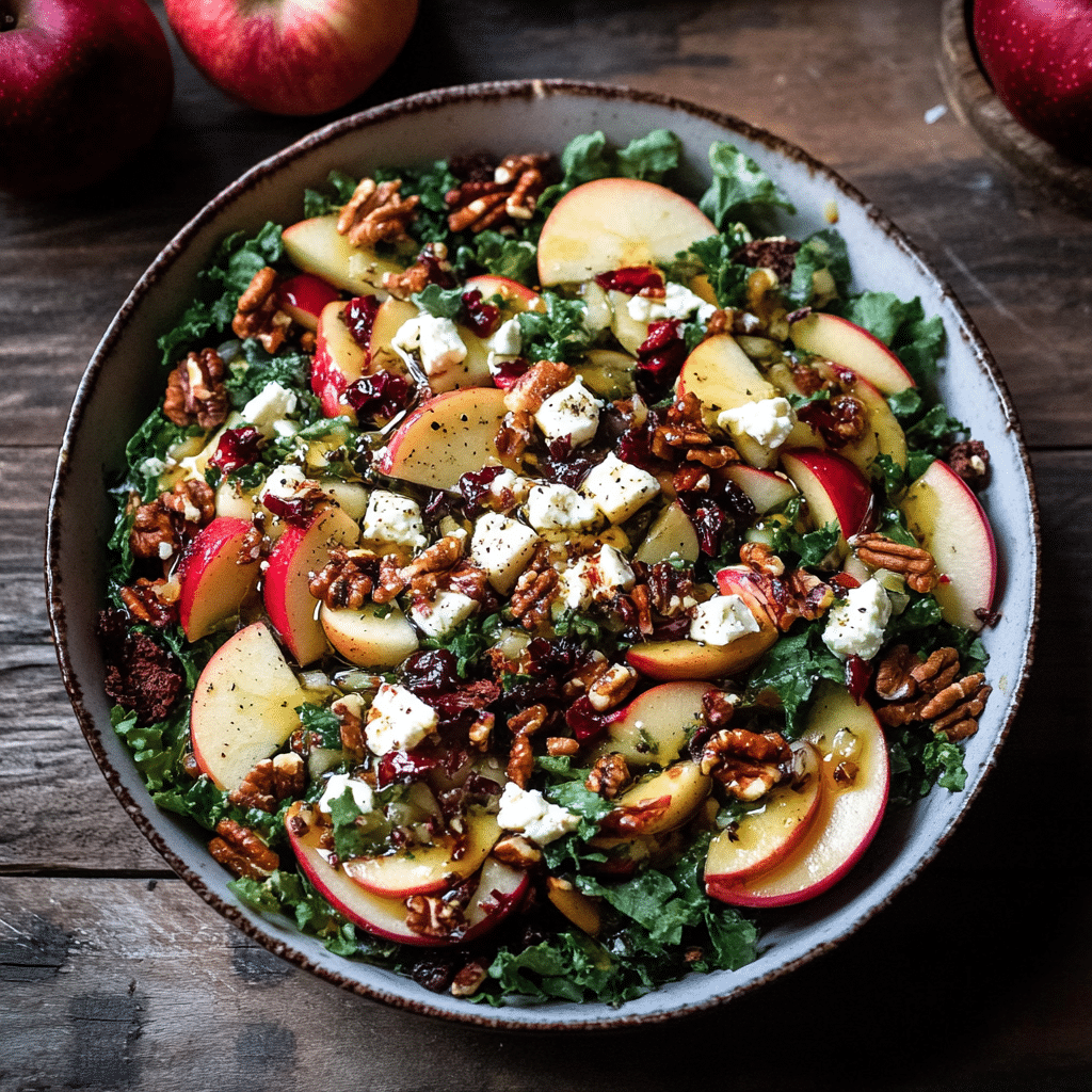 Autumn Harvest Honeycrisp Apple and Feta Salad