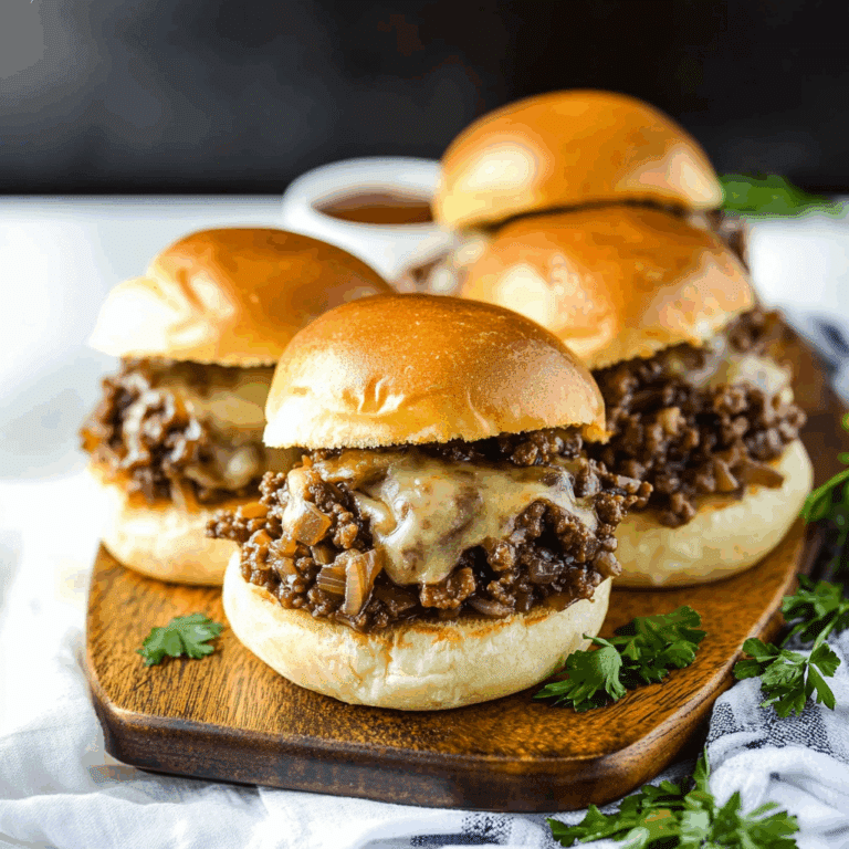 French Dip Sloppy Joes