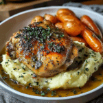 Herb Roasted Chicken with Creamy Mashed Potatoes