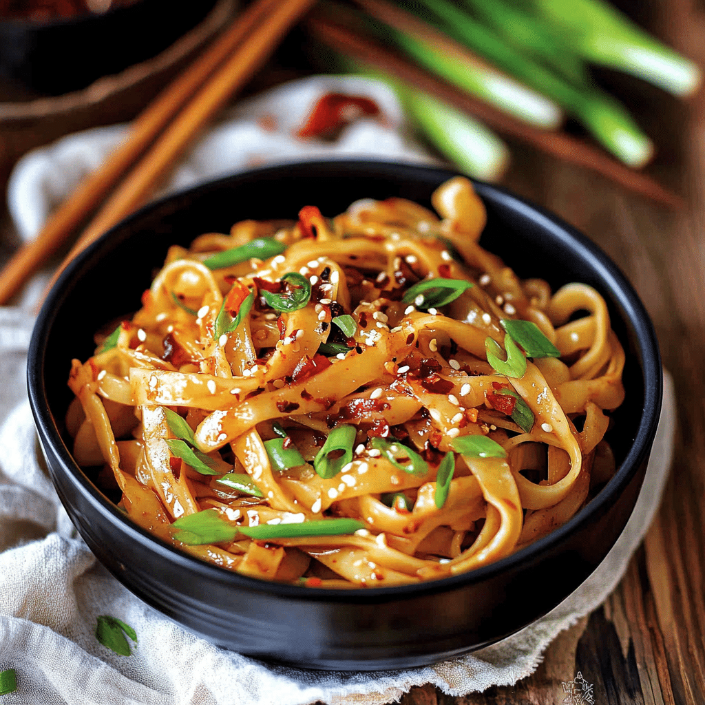 Garlic Chili Oil Noodles