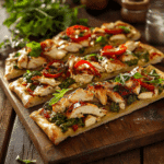 Chicken Pesto Flatbread