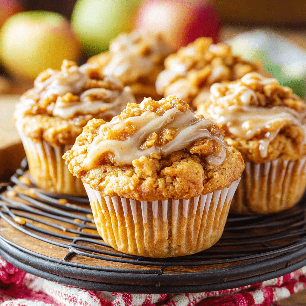 Apple Butter Streusel Muffins