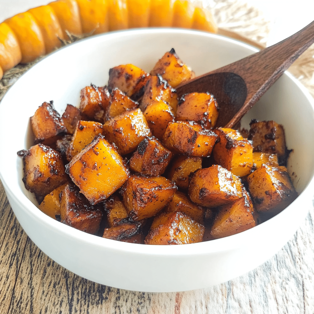 Brown Sugar Roasted Butternut Squash