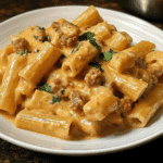 Creamy Italian Sausage Rigatoni