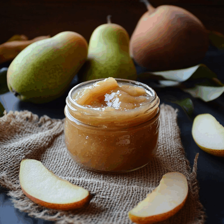 Crockpot Pear Butter