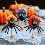 Spider Lollipops