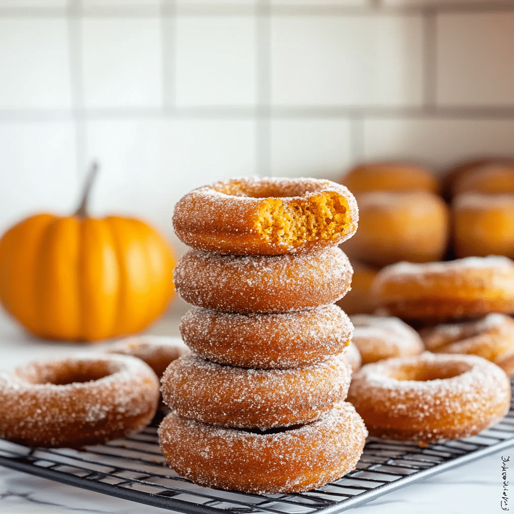Warm and Fluffy Easy Baked Pumpkin Donuts for Fall Mornings