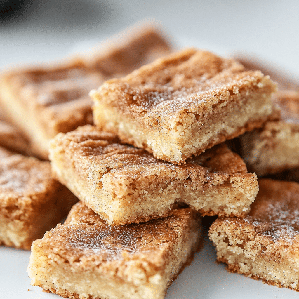 Cinnamon Sugar Blondies