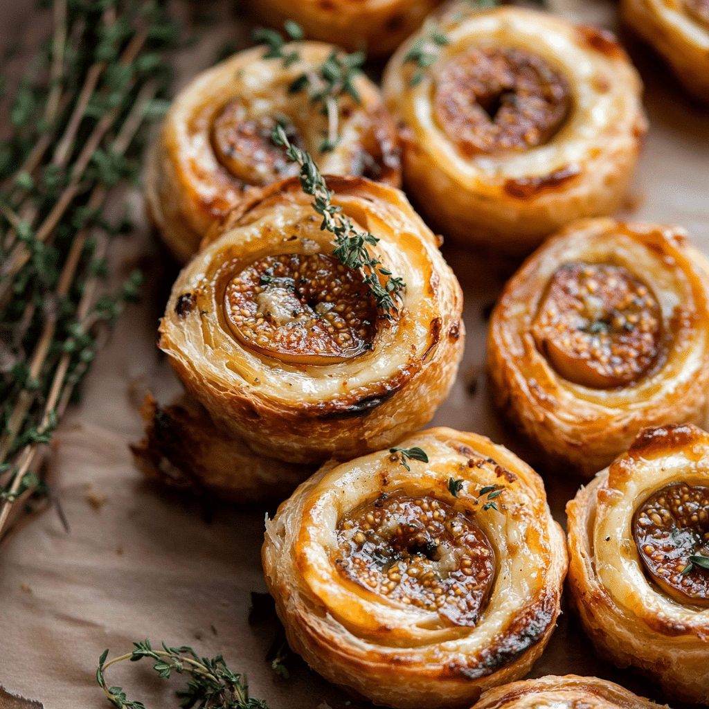 Fig and Goat Cheese Pinwheels