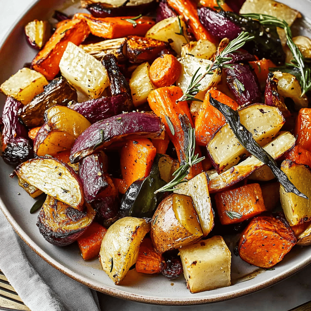 Honey Roasted Root Vegetables