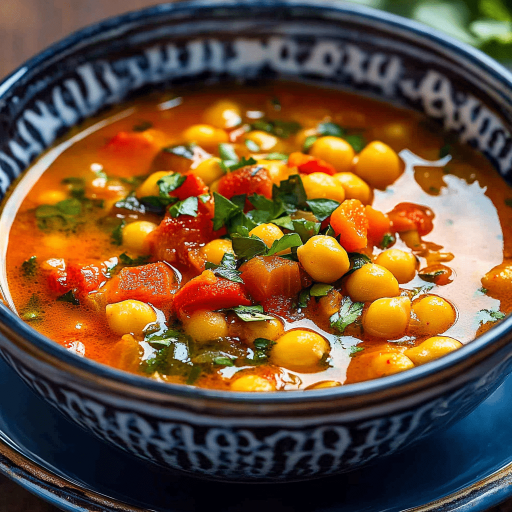 Mediterranean Chickpea Soup