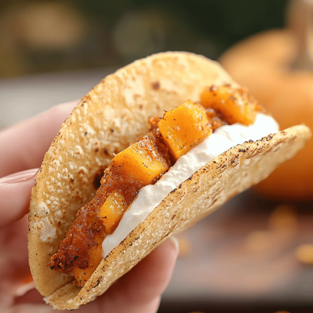 Pumpkin Pie Tacos