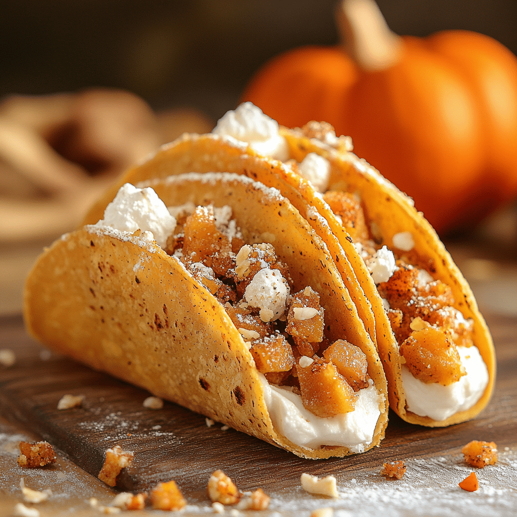 Pumpkin Pie Tacos