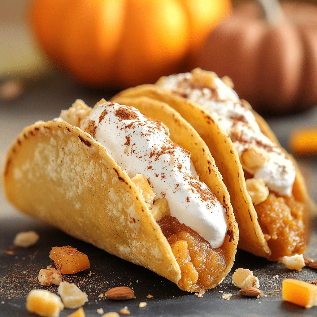 Pumpkin Pie Tacos