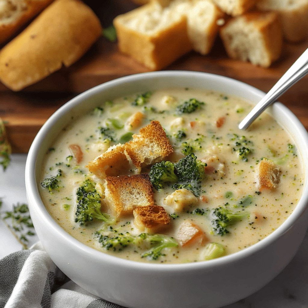 Smoked Gouda Broccoli Soup