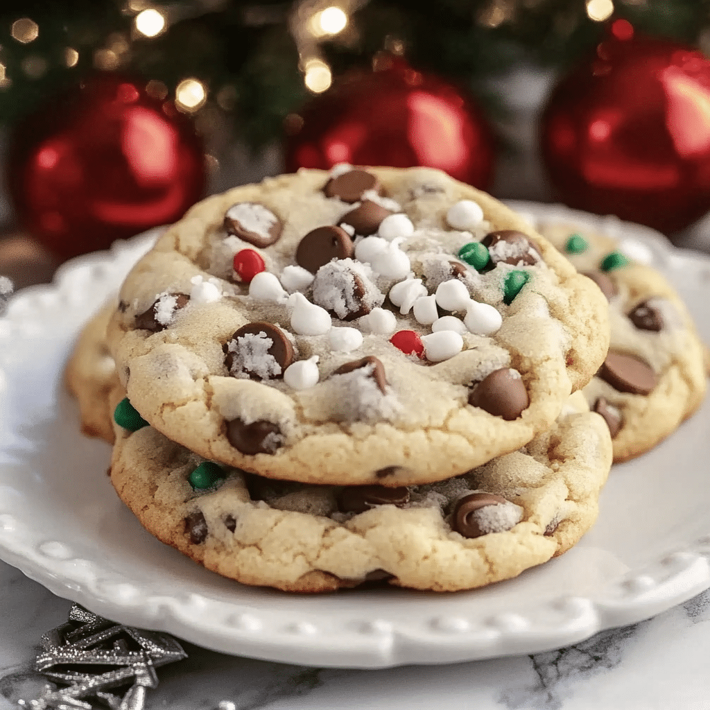 Winter Wonderland Chocolate Chip Cookies