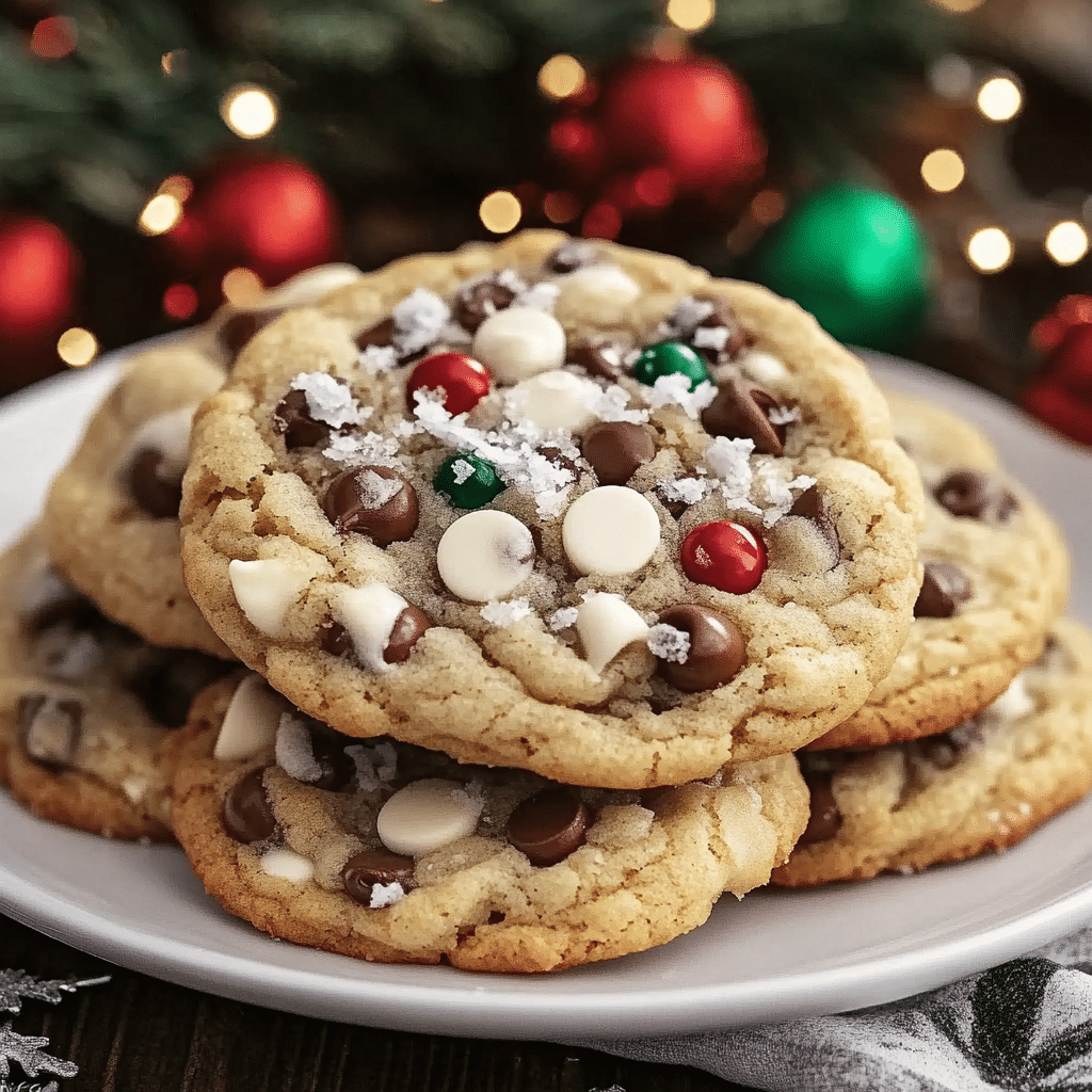 Winter Wonderland Chocolate Chip Cookies