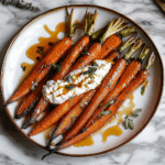 Roasted Carrots with Whipped Ricotta and Hot Honey