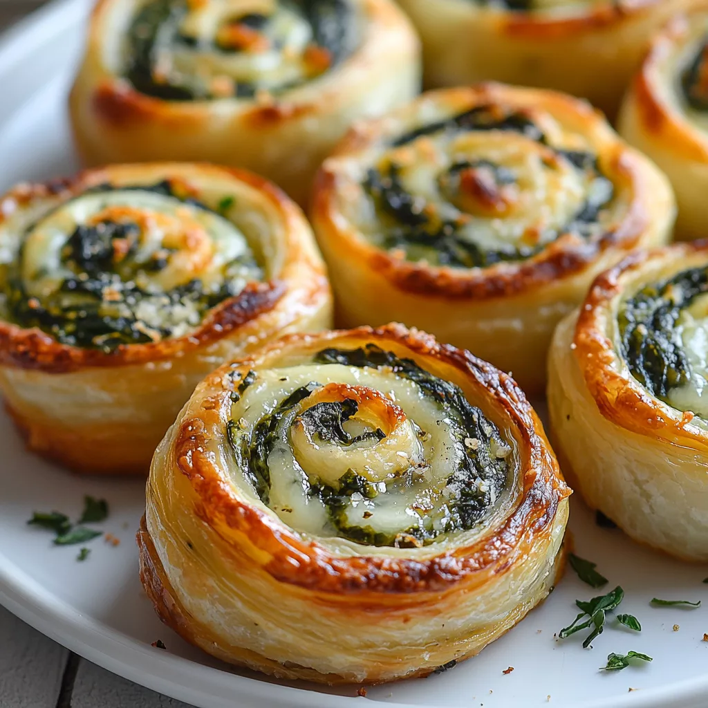Spinach Dip Pinwheels