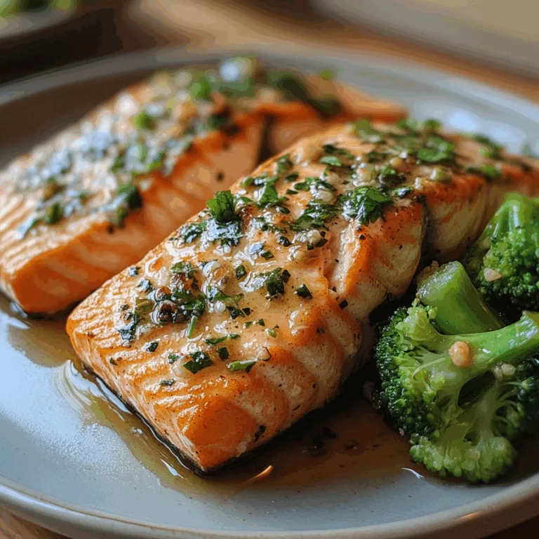 garlic butter baked salmon