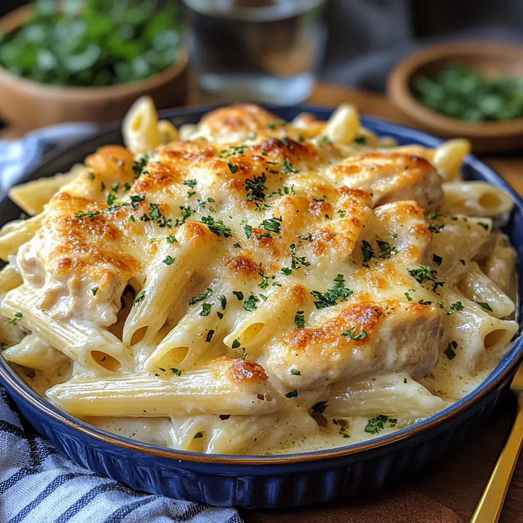Chicken Alfredo Casserole