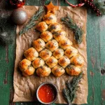 Cheesy Pull Apart Christmas Bread