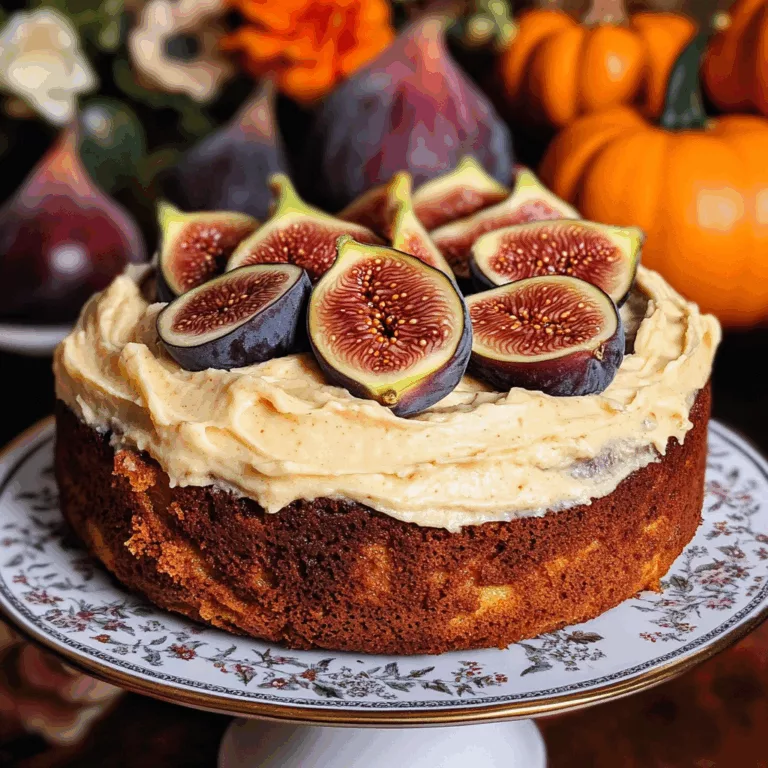 Orange Cardamom Fig Cake