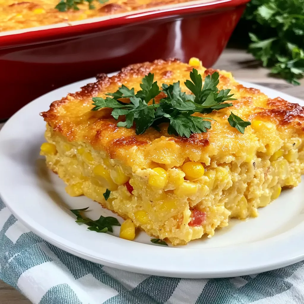 Honey-Glazed Corn Casserole