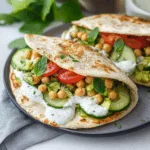 Cucumber Chickpea Pita Pockets