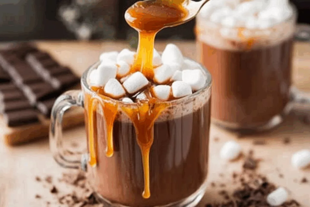 Salted Caramel Hot Chocolate