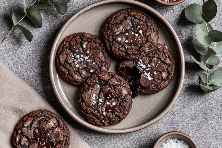 Salted Brownie Cookies