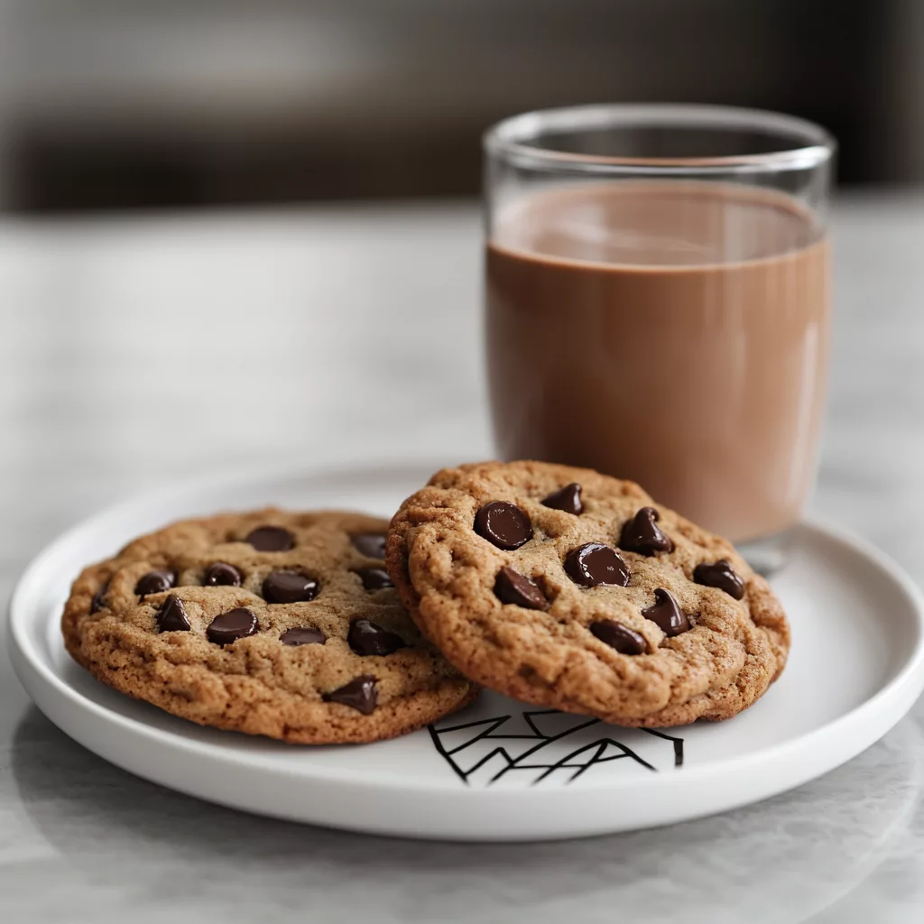Hojicha Chocolate Chip Cookies