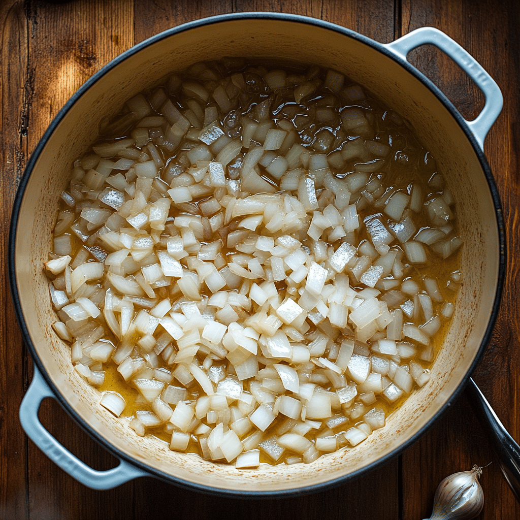 Creamy Garlic Chickpea Soup